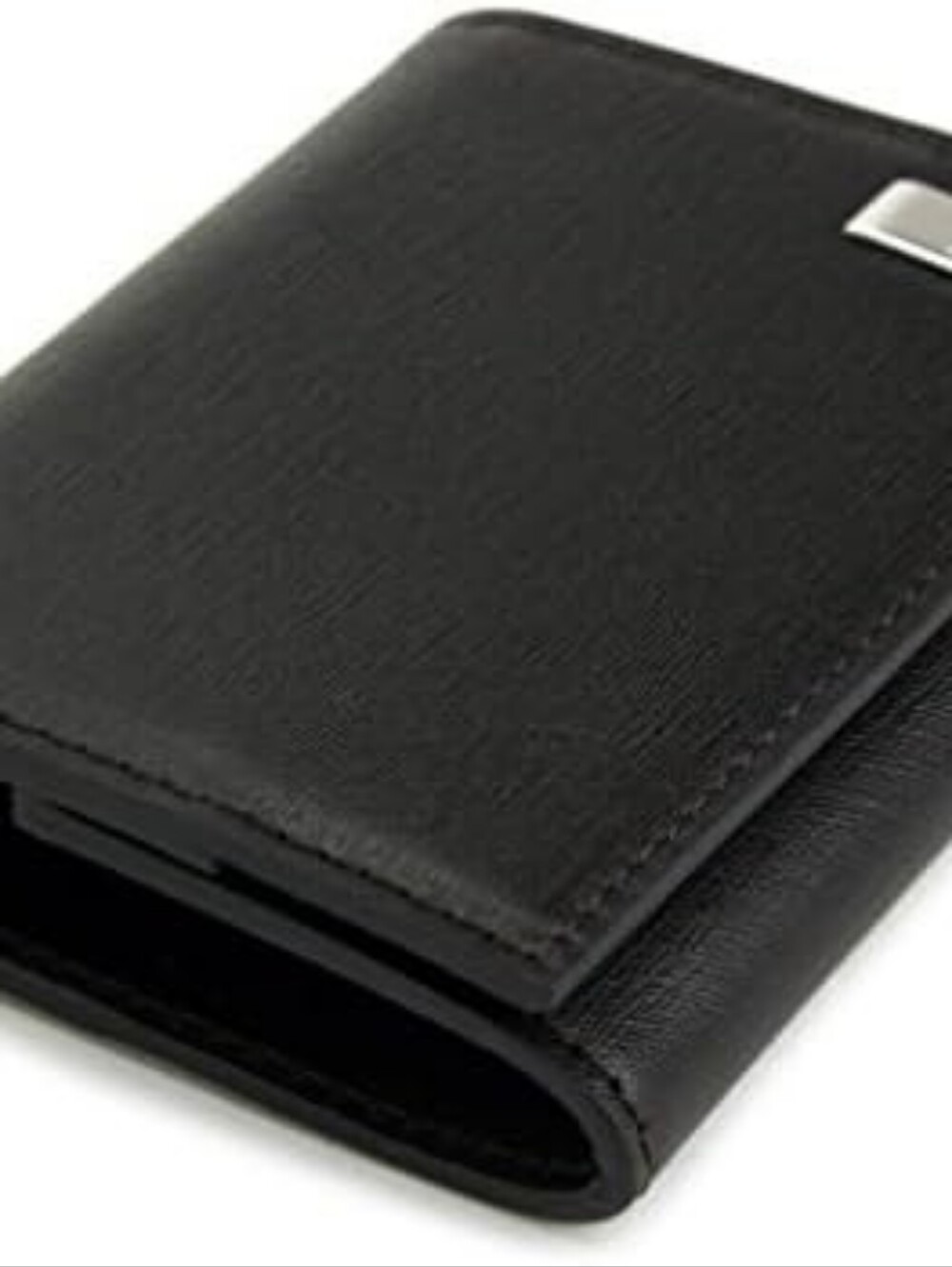 Dunhill Black Leather Coin Purse w/ Branded Box EUC - Picture 5 of 8